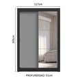 thumbnail image 3 of Ropero Closet Madesa Vivare Plus 2 Puertas 1 Espejo NG, 3 of 5