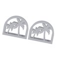 thumbnail image 3 of 2Pcs Table Upright Napkin Holders Thicken Stainless Steel Vertical Napkin Holder for Desk Home Decoration Gift Coconut Tree Pattern, 3 of 14