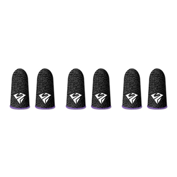 Methold 10 piezas para juegos de teléfonos móviles Mangas para los dedos Sensible a prueba de sudor Guantes antideslizantes Cubiertas de Type1 NO1