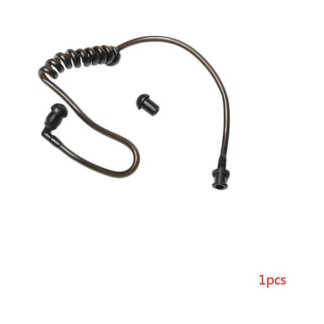 Tholdsy Bobina de tubo de aire para auriculares, repuesto duradero, tubo acústico desmontable, color negro Teléfono y Comunicación