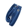 thumbnail image 2 of uublik Boys Sweatpants Breathable Elastic Waist Loose Jeans for Boys, 2 of 3