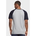 thumbnail image 3 of 247 Frenzy Men's Essentials Top Pro Long Sleeve Baseball Tee - Navy Light Gray, 3 of 5