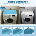 thumbnail image 4 of Washer and Dryer Top Protector Mat 24" x 16" - Non-Slip, Quick Drying Rubber Washing Machine Top Cover Pad for Home Kitchen Laundry Room, Deep Gray, 4 of 6