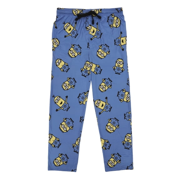 Minions All-Over Character Print Men’s Sleep Pajama Pants -Small