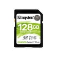 thumbnail image 1 of Kingston Canvas Select Plus - Flash memory card - 128 GB - Video Class V30 / UHS-I U3 / Class10 - SDXC UHS-I, 1 of 7