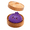 08 - Purple, variant on ValHome Dumpling Squishies Glitter Mystery Box - 3.1" Kawaii Jumbo Slow Rising Bao Bun Squishies Fidget Toy with Steamer - Stress Relief Dumpling Sensory Squeeze Ball Food Toy for Kids Adults(Yellow)