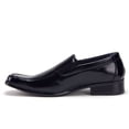thumbnail image 2 of Jazame Men's Newcomb Designer Print Slip On Loafers Dress Shoes, Black, 6.5, 2 of 3