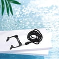 thumbnail image 4 of 2 pinzas para la antideslizantes ajustables antipérdida para niños y adultos, esnórquel, entrenamiento de buceo shamjiam Clip de nariz de buceo, 4 of 9