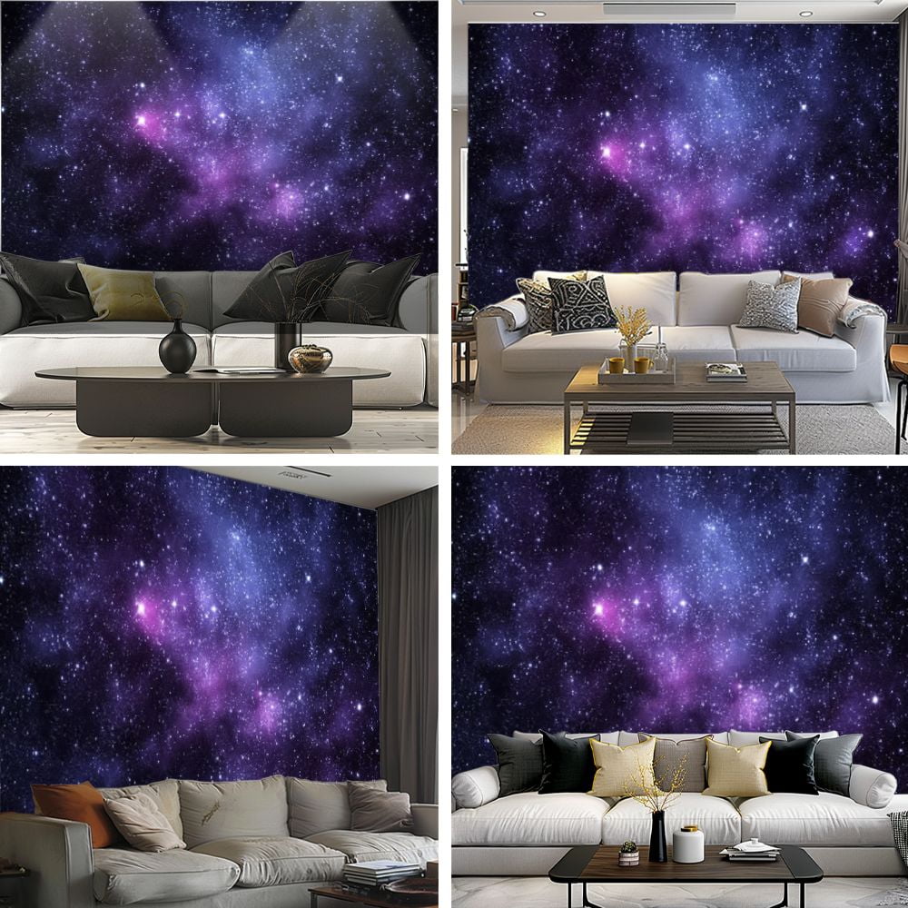Peel and Stick Wallpaper Space galaxy Modern Art Wall Mural Decor Self Adhesive and Removable 69in x 98in