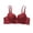 Red, variant on HVOBTTY Women's Underwire Push Up Bra Patchwork Back Closure Lightweight Breathable Comfortable Daily Bra Black, 38/85B