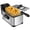 Silver, variant on Costway Electric Deep Fryer 3.2 QT/12-Cup Stainless Steel 1700W with Frying Basket Silver