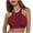 Red, variant on 2026 under $5 asdoklhq Womens Plus Size Tops ,Women's Round Neck Wrapped Chest Solid Color Vest Tank Shirt Blouse