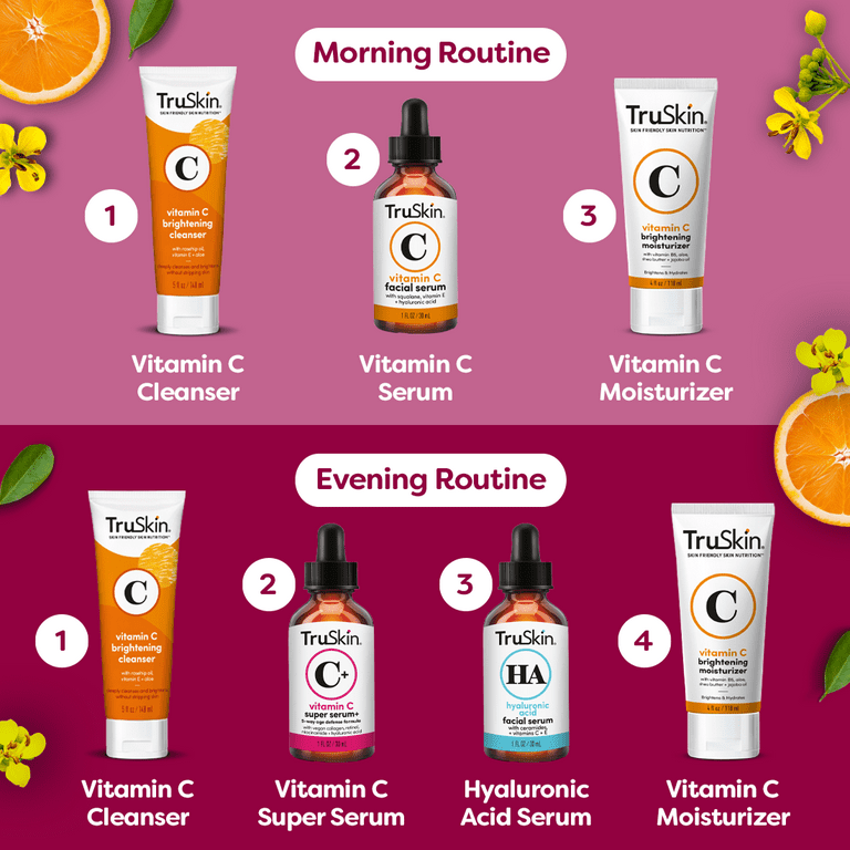 TruSkin Vitamin C Plus Super Serum, 5-Way Rejuvenation with TruSkin Vitamin C Plus Super Serum, 5-Way Rejuvenation with