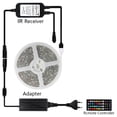 thumbnail image 3 of Kit de luces de cuerda impermeable de 300 LED 5M RGB Tira de cinta de retroiluminación flexible que cambia con control remoto, enchufe de la UE Advancent LF000017-02B, 3 of 7