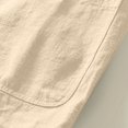 thumbnail image 6 of Men's Casual Fashion Jacket, Solid Color Long Sleeve Design with Pockets for Everyday Wear and Urban Style,Beige,L, 6 of 6