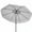 White, variant on Safavieh Milan Fringe 11' Market Crank Round Umbrella, White