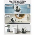 thumbnail image 3 of Golden Retriever Toilet Paper Holder Decorative, Bathroom Animal Wall Mounted Toilet Paper Storage, Funny Metal Toilet Paper Organizer for Extra 8 Rolls Wall Art Decor, 3 of 5