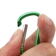 thumbnail image 3 of 10 Pieces Mini Locking Carabiner, D Shaped Carabiner Aluminum Keychain Clip Hook for Camping Hiking, 3 of 6