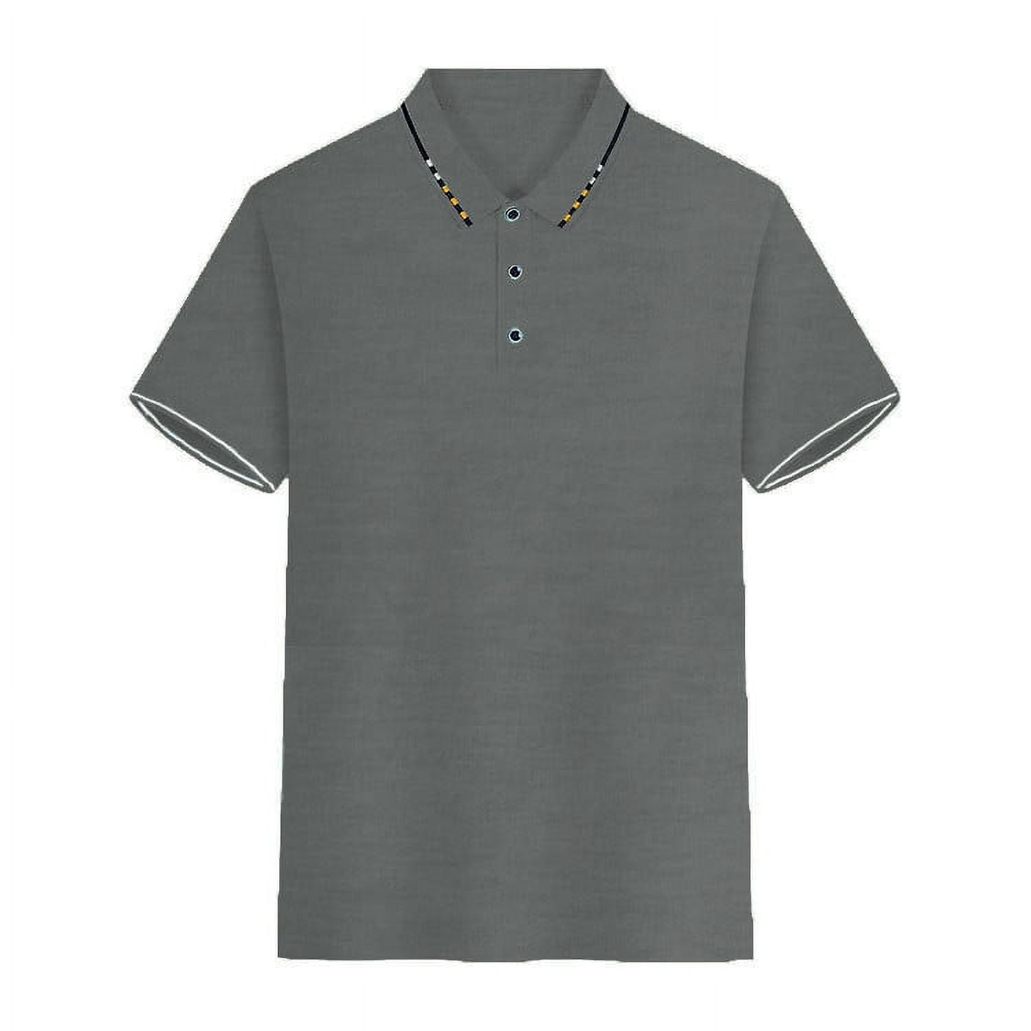 lcziwo Mens Golf Quarter Zip,Men's Short Sleeve Zipper Polo