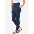 thumbnail image 4 of Roaman's Women's Plus Size Side Pocket Essential Legging, 4 of 5