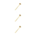 thumbnail image 4 of VONKY Cute Spoon For Tea Essential Teaware - Exquisite And Practical Stainless Steel Spoon Stainless Steel Sugar Spoon For Tea cat paw gold 1 3Set, 4 of 6