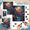 color4, variant on Stained Glass Style Mountain Landscape Wooden Puzzle, Vibrant Sunset Valley Round Jigsaw with Irregular Pieces for Adults and Teens