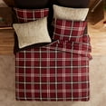 thumbnail image 5 of Wonderful Plaid Faux Wool Comforter Set – 3-Piece Cozy Stylish All-Season Bedding, 5 of 7
