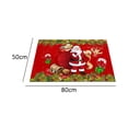 thumbnail image 2 of Tapetes navideños para puerta de entrada, felpudo interior, tapete para puerta delantera, tapete lavable para suelo, alfombra de entrada, tapete para mascotas, 2 of 5