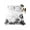 White Black, variant on Twin Flat Sheet 66"x96", White Dandelion Soft Lightweight Bedding Flat Sheets Only, Spring Flowers Botanical Vintage Black Brushed Microfiber Top Bed Sheet, Breathable StainResistant Bedsheets
