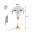 thumbnail image 4 of Exquisite LED Chandelier Ceiling Lamp Ceiling Light Model Toy for Doll House Bedroom Toy, 4 of 9