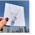thumbnail image 4 of Collar de luna creciente y sol con colgante de piedra lunar, joyería de regalo para mujeres, novia, esposa, madre, hija, hermana, 4 of 9