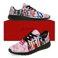 thumbnail image 3 of Uminder Womens Autism Awareness Sneakers Running Shoes Black Shoes Size 6, 3 of 5
