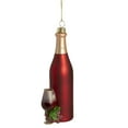 thumbnail image 5 of Northlight 5.75" Red Wine Bottle Glass Christmas Ornament, 5 of 5