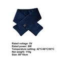 thumbnail image 4 of Foulard Chauffante Électrique USB 3 Vitesses Réglables Chauffe-Nuque pour Femmes Hommes (Noir), 4 of 9