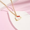 thumbnail image 5 of Sanrio Cinnamoroll Gold Metal Jewelry Cartoon Kuromi Bracelet Hello Kitty Necklace Women Students Girls My Melody Bangles Gifts, 5 of 5