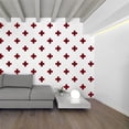 thumbnail image 4 of Swiss Cross Pattern Plus Sign Design Wall Decal Stickers, 4 of 4