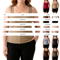 thumbnail image 3 of Workout Tank Tops Woman Built in Bra Tank Tops Racerback Tank Tops for Women Exercise Tank Tops Camisole Tops for Women Basic Outer Tank Tops Women's Workout Tops and Tanks, 3 of 7