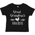 thumbnail image 3 of Inktastic Great Grandmas Favorite- Heart Great Grandchild Boys or Girls Toddler T-Shirt, 3 of 5