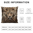 thumbnail image 5 of COMIO  Brown Leopard Pillow Cover Cheetah Throw Pillows Soft Leopard Print Decorative Throw Pillow Covers for Home Couch Sofa Bedroom Livingroom, 5 of 5