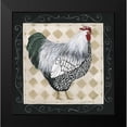 thumbnail image 2 of Shamp, Cindy 15x15 Black Modern Framed Museum Art Print Titled - Rooster and Hen I, 2 of 5