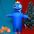 thumbnail image 1 of Disfraz de jardín de Banban para niños, adultos, niños, niñas, hombres, mujeres, Cosplay, Halloween, Carnaval, mascota inflable, azul, verde, Ban xuanjing unisex, 1 of 2
