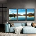 thumbnail image 3 of IDEA4WALL Framed Canvas Wall Art for Living Room, Bedroom Beautiful Nature Norway Landscape Canvas Prints for Modern Home Decoration Ready to Hang - 24"x36"x3 Panels, 3 of 4