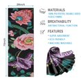 thumbnail image 2 of Pioneer Flower Floral Print Pattern Hot Yoga Mat Towel Non Slip for Hot Yoga - Quick-Drying Yoga Mat Cover with 4 Corner Pockets with Travel Bag - Hot Yoga Towel Non Slip 70"x26", 2 of 6