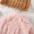 thumbnail image 6 of GYRATEDREAM Baby Toddler Sherpa Fleece Zip‑Up Jacket, Soft Fuzzy Stand‑Collar Coat for Girls 9M-3Y, 6 of 10