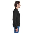 thumbnail image 3 of American Apparel Unisex California Fleece Raglan - BLACK - S, 3 of 3
