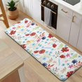 thumbnail image 5 of Pioneer Flower Floral Print Pattern Kitchen Rug Mat,Kitchen Runner Rugs Non Skid Washable,Decorative Kitchen Floor Mats for Kitchen,Sink,Laundry,17"x47.2", 5 of 7