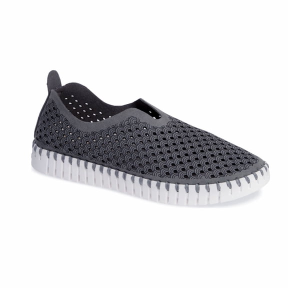 ILSE JACOBSEN Tulip 139 Flats, Color: Grey Blue, Size: 38 (TULIP139-636-38)