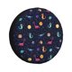 thumbnail image 1 of Fotbe Space Dinosaur Funda de Llanta de Repuesto con Estampado, Engrosada, Ajuste Universal para Jeep, Remolque, RV, SUV, Camión-15 inch, 1 of 6