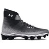 Under Armour Men's Highlight Franchise Football Cleats Black/White/White - 3023718-003
