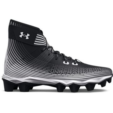 Under Armour Men's Highlight Franchise Football Cleats Black/White/White - 3023718-003